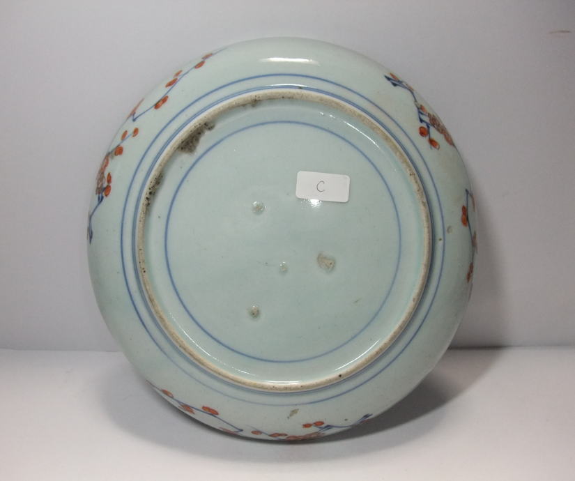 古伊万里】 染錦金彩草花文四寸皿 5客 明治時代 16785 | すべて